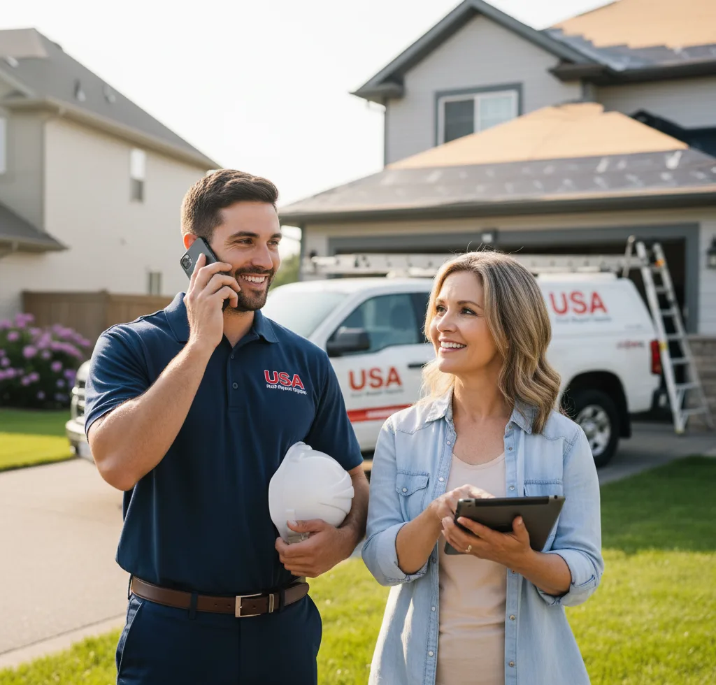 USA Roof Repair Experts customer support in Williamsville